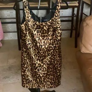 Beautiful leopard satin dress